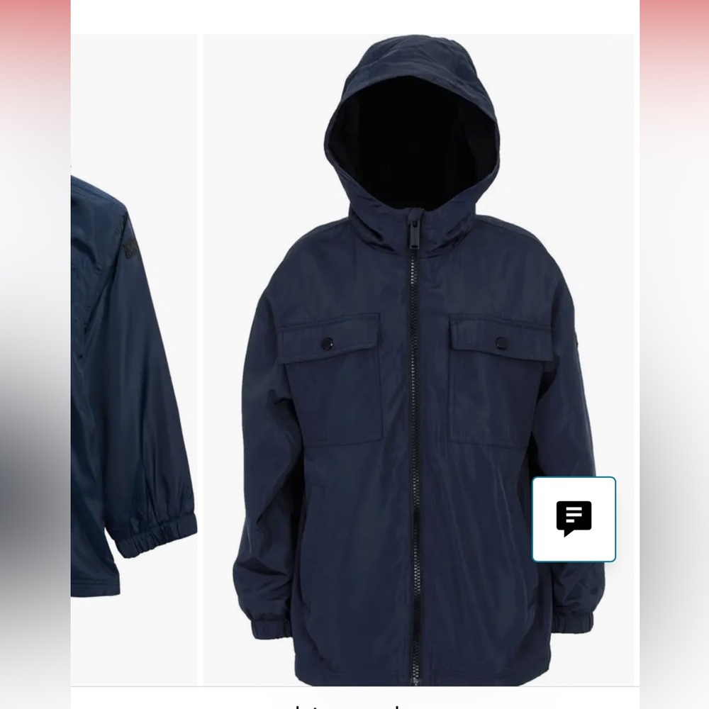 New Kids Michael Kor’s Navy Hooded Jacket